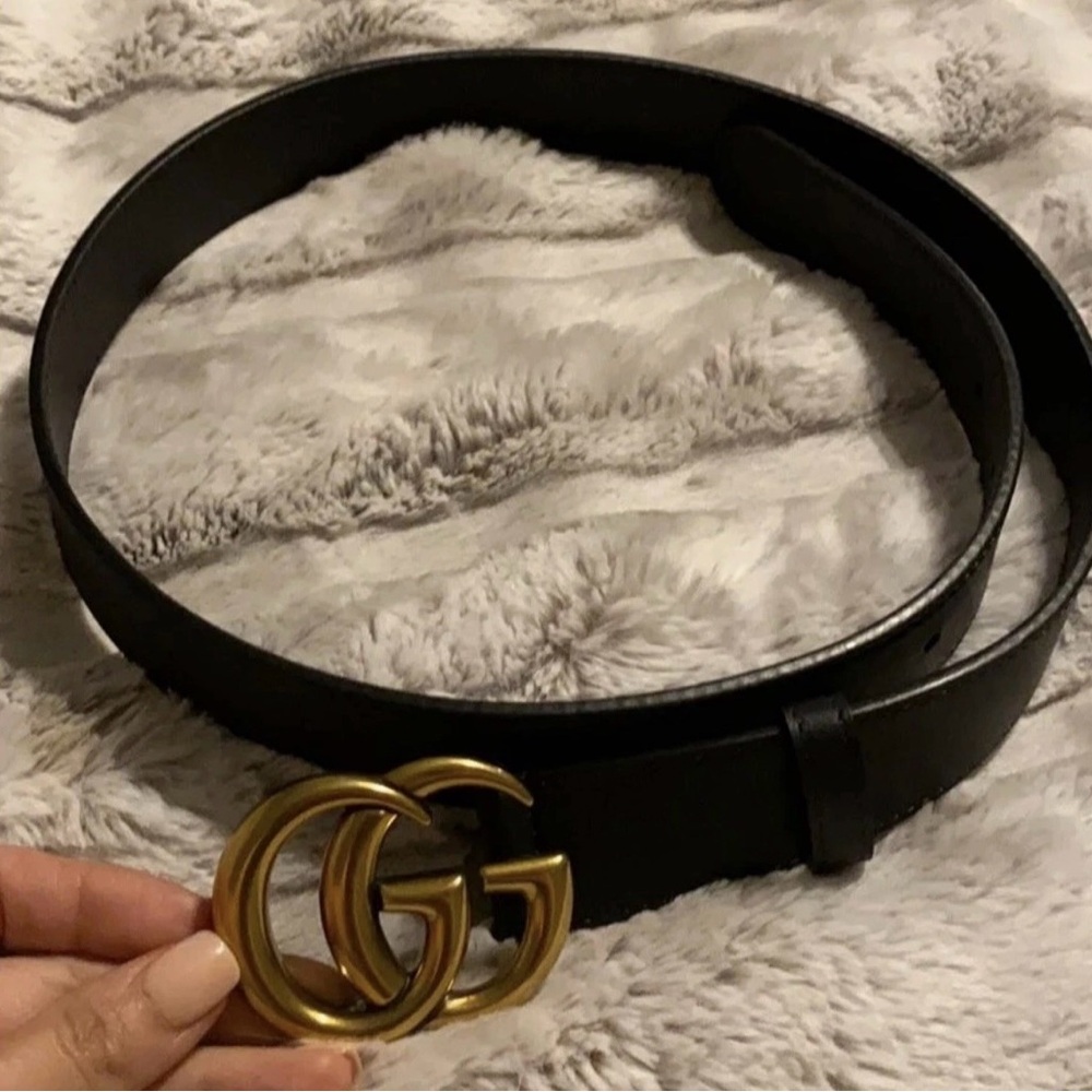 Gucci Marmont Double G Belt Size 80, 1” wide - Picture 2 of 3